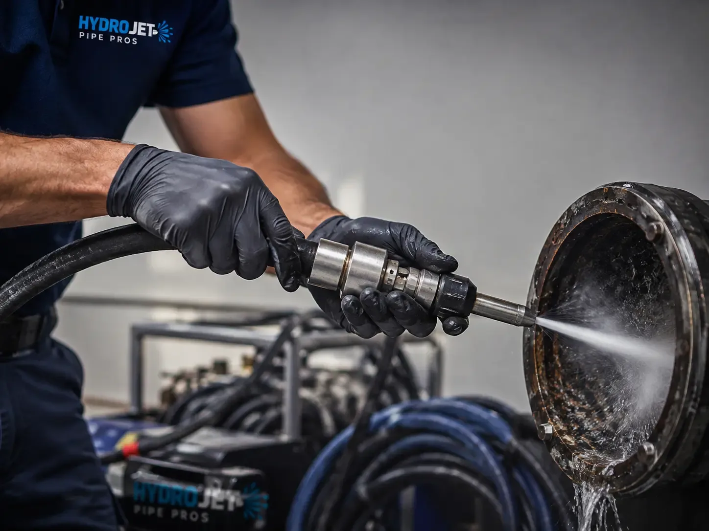 Hydro Jet Pipe Descaling in Three Rivers, CA